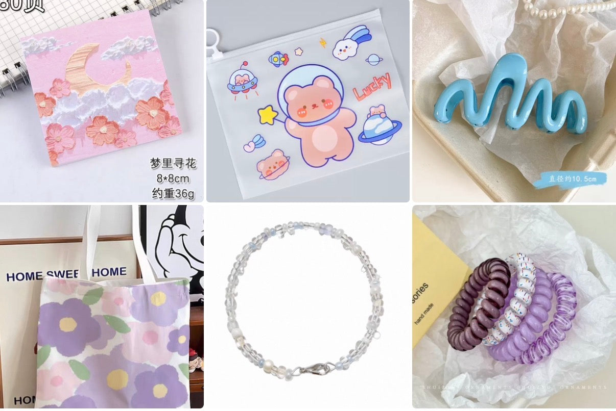 Mystery Box – Cute Accessories & Stationery Surprise Bundle