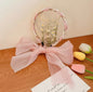 Pink Ribbon Headband with Bow – Romantic Hair Accessory